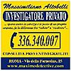 INVESTIGATORE PRIVATO - DETECTIVE PRIVATO A ROMA