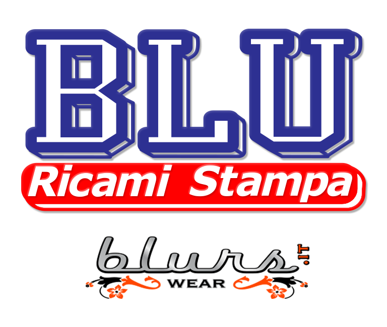 Blu Ricami Stampa 